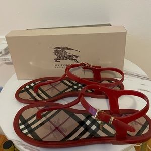 Red Burry Sandals